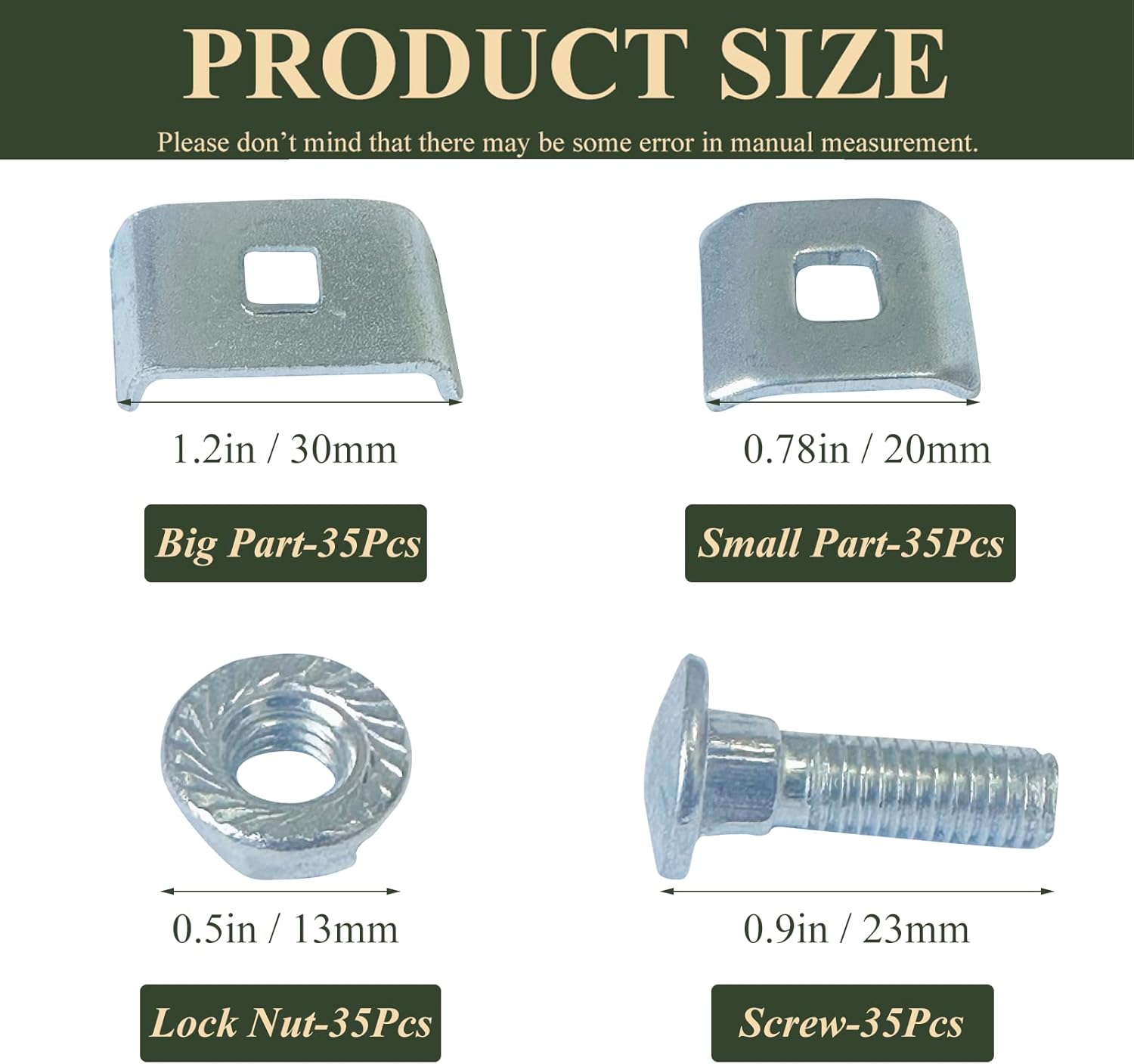35 Sets of Grid Wall Connectors for Mesh Panel, Stainless Steel Mesh Joining Clips