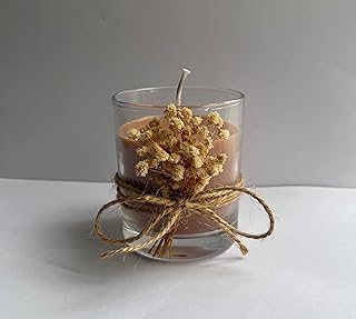 Scented Soy Wax Candle | Scented Candles for Home | 10.6 oz/300 g. 50-60 Hour Burn, Essential Oils All Natural Soy Candles Gifts for Women, Aromatherapy Candle with Brown Candle in Glass cup Gift Box | Valentines Day Gifts, Birthday Gifts, Mother's Day Gifts, Thanksgiving Days Gifts (Brown)