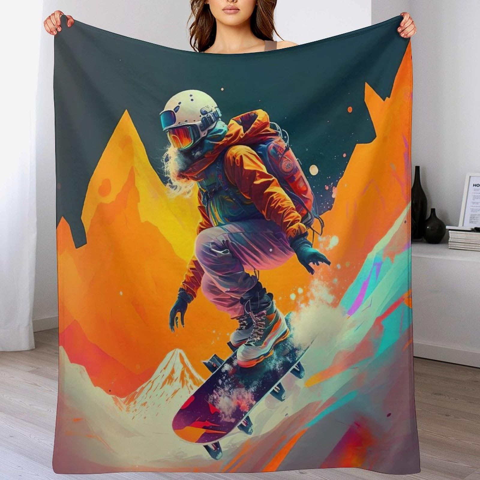 Couvertures douces lit et canapé plaid douillet voyage flanelle 150x200cm