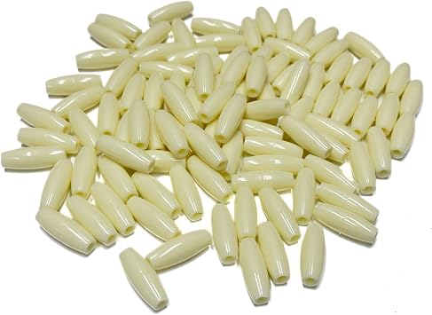 Hair Pipe Bone Beads - Native American Style Imitation Bone Jewelry Supplies 1 INCH