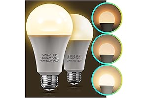 LOHAS 3 Way LED Light Bulbs, Dimmable 3-Way LED Bulbs Soft and Bright