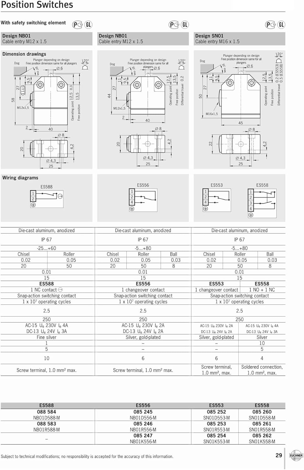 1pcs N01R550-M N01D550-M N01K550-M NB01K556-M NB01D556-M NB01R556-M N01R572-M N01D572-M N01K572-M N01D550SVM5-M N01R550SVM5-M Limit Switches(N01R572-M)