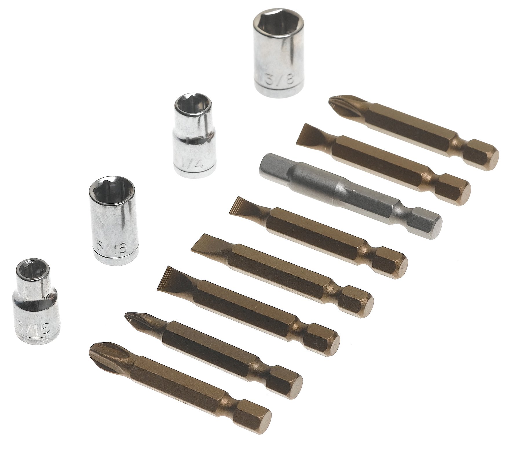 Vermont American 16453 Icebit lot de 12 lames de tournevis acier