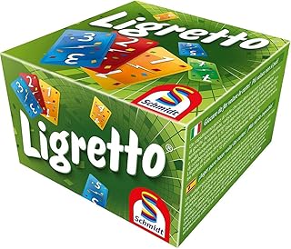 Schmidt Spiele Ligretto: Green â€“ A Board Game 2-4 Players â€“ Board Game for Family 20 Minutes of Gameplay â€“ Games for Family Game Night â€“ for Kids and Adults Ages 8+ - English Version