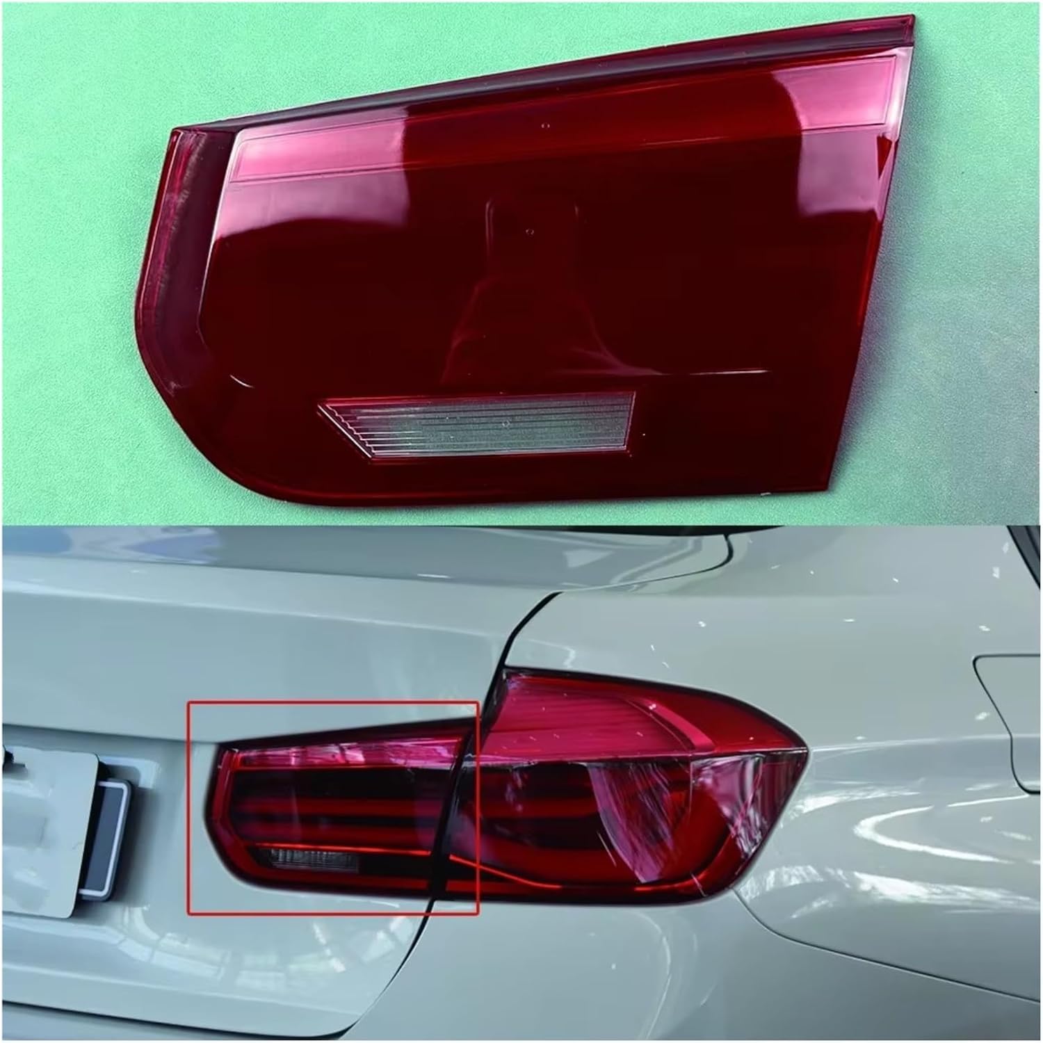 Tail Lamp cover For 3 Series 316 318 320i 2016 2017 2018 2019 Car Taillight Lens Cover Taillamp Shell Lampshade Accessories (Inside A Piar)