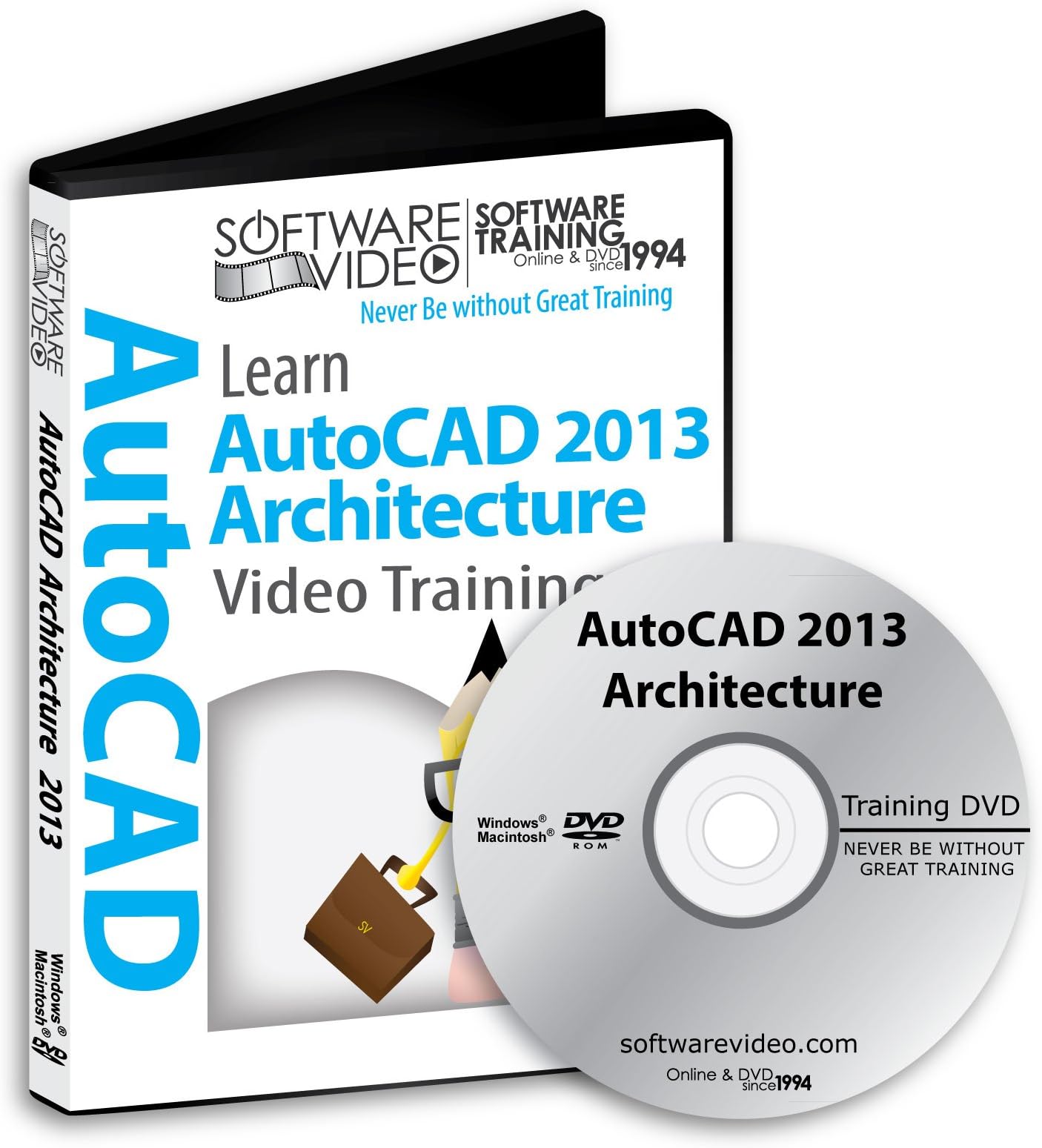 Software Video Learn AUTODESK AutoCAD 2013 Training DVD Sale 60% Off training video tutorials DVD Over 8 Hours of Video Training