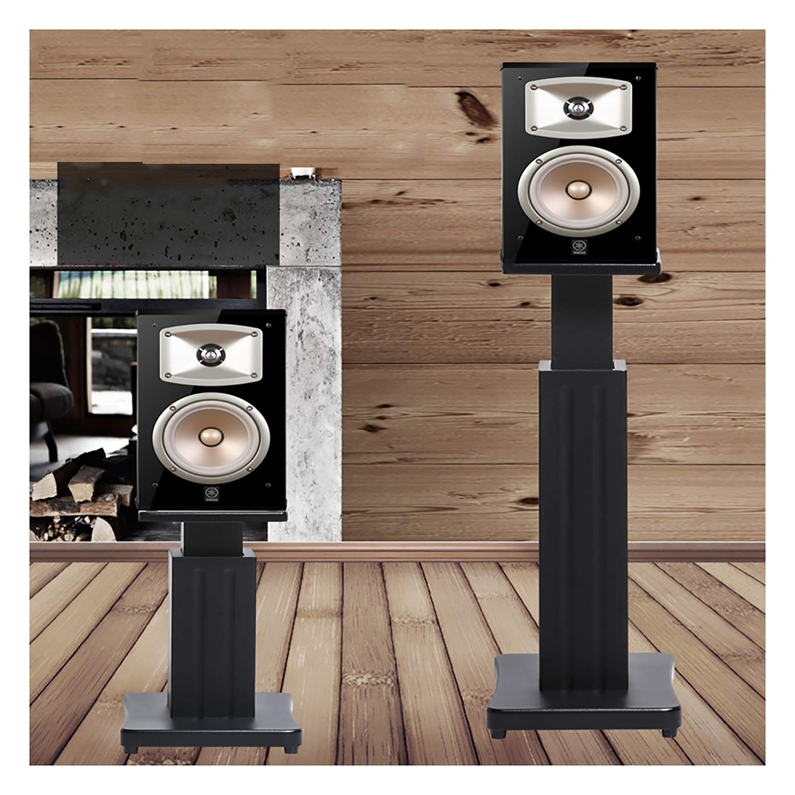 Supporti Per Altoparlanti In Legno Alti 15 Cm - Set Da 2, Per Hi-fi E Home Theater, Migliora L'audio
