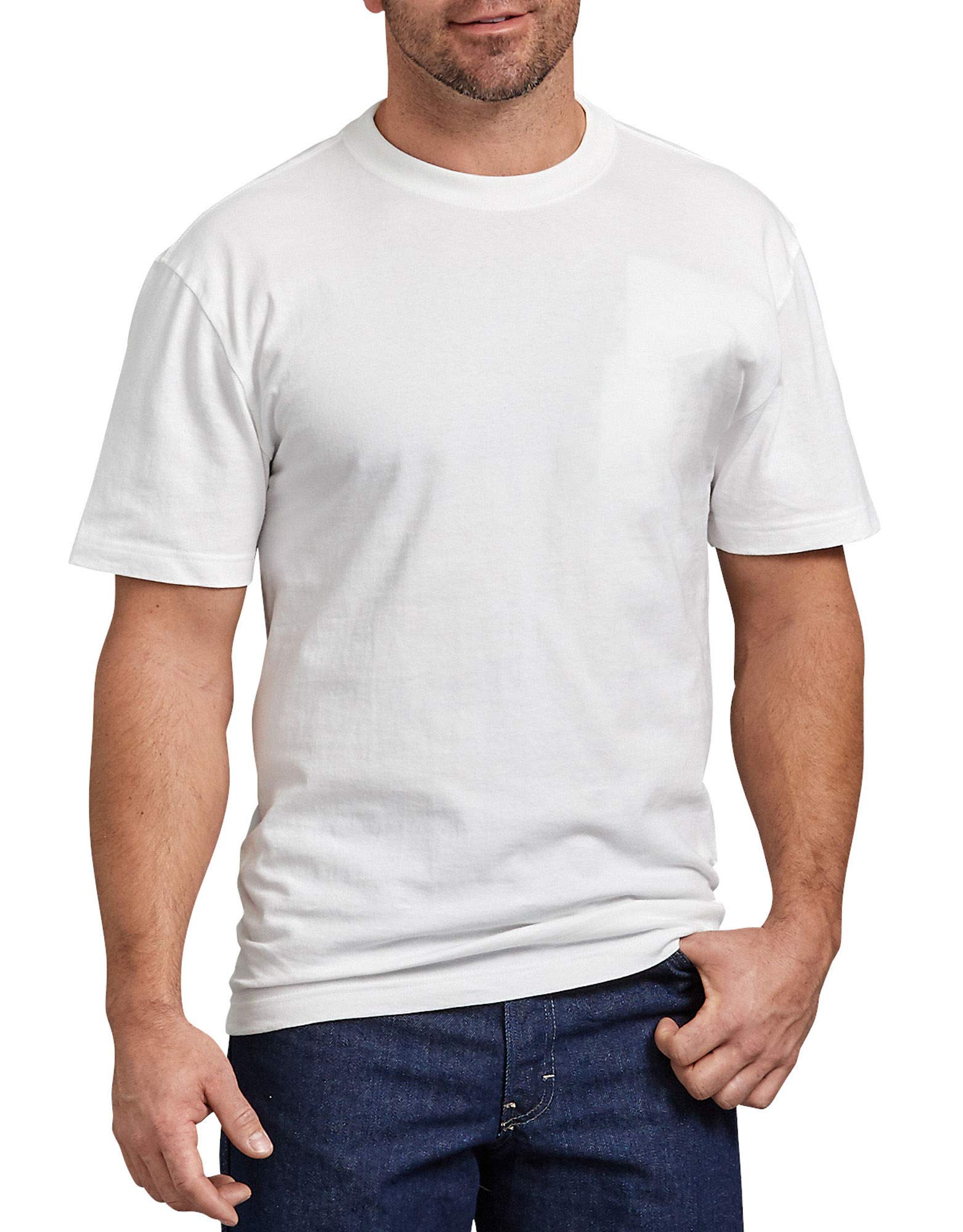 Men's Short Sleeve Heavweight Crew Neck Work Utility T-Shirt