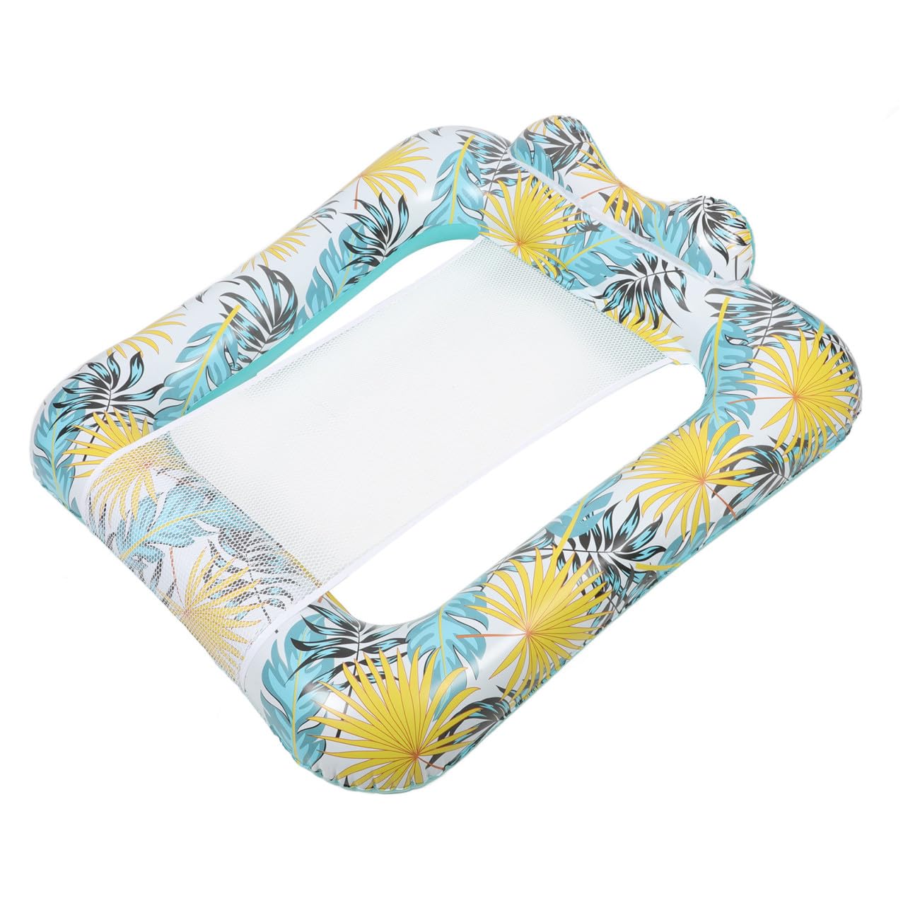 Poltrona Gonfiabile Design Confortevole Rete Traspirante per Piscina Lettino Galleggiante in Pvc e Pelle Amica per Relax e Vacanze