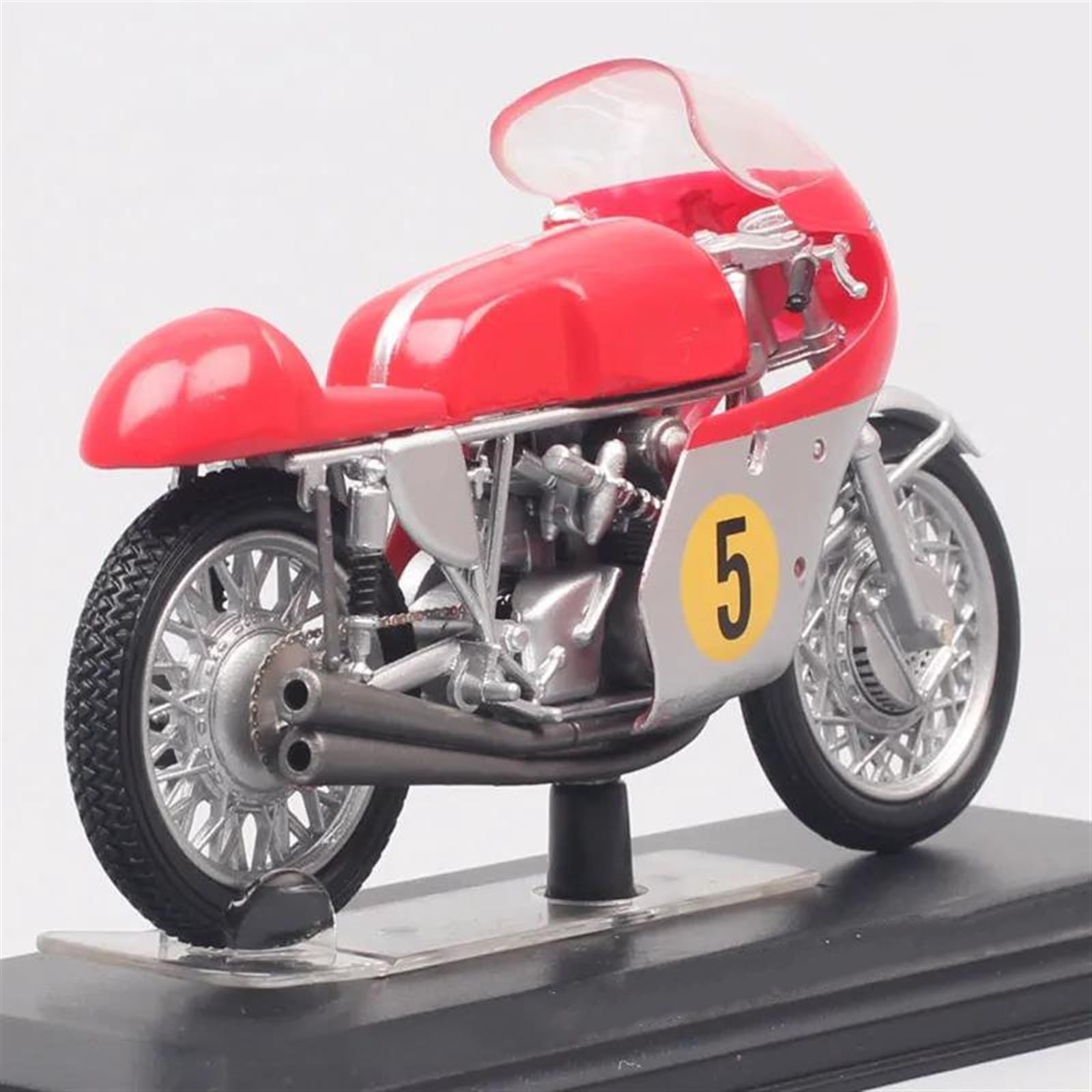 Modello 1/22 Per MV Agusta 500cc 1963 No.5 Modello Di Moto Giocattolo Collezione Auto
