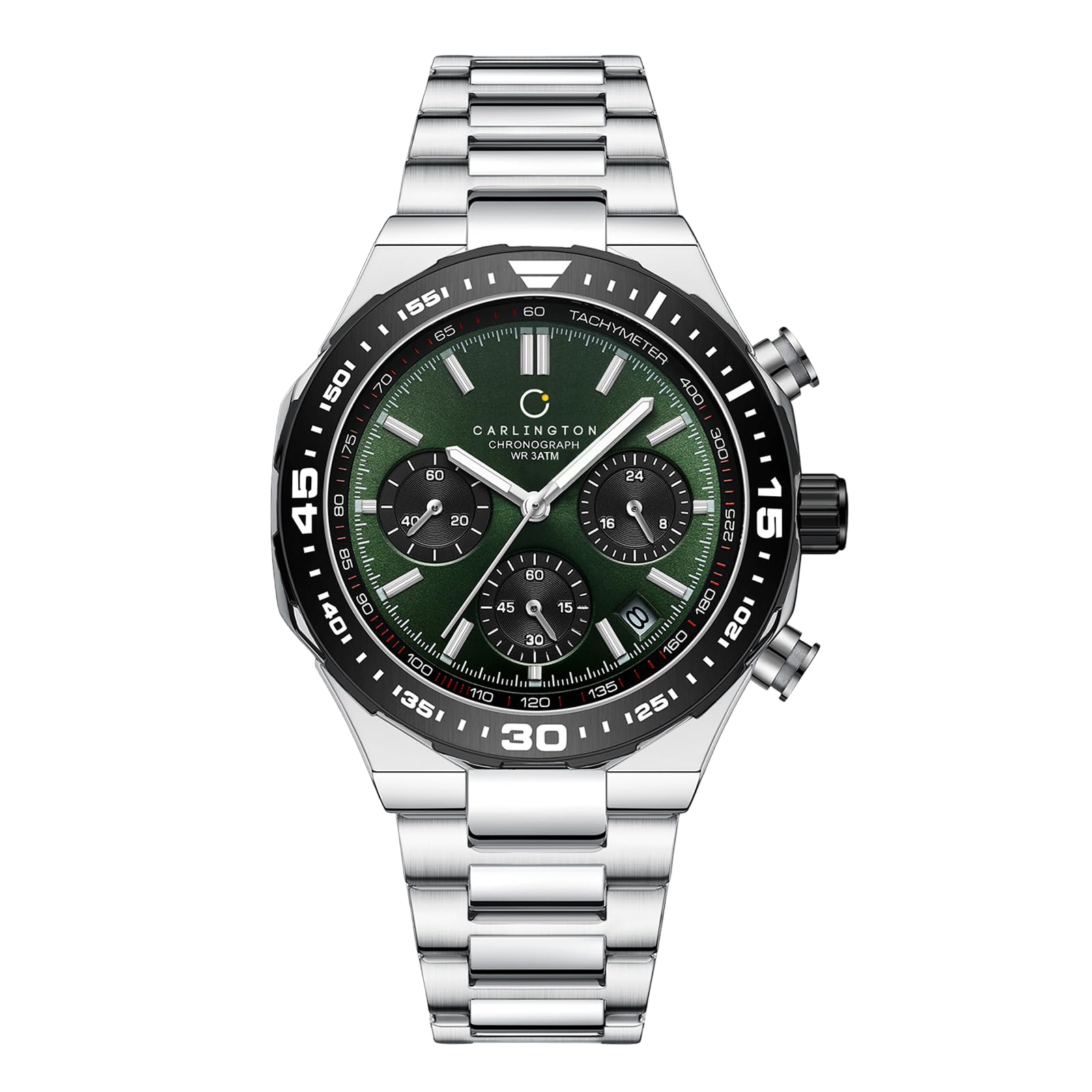 Nitro Analog Chronograph Men’s Stainless Steel Strap Wrist Watch | Quartz Movement | Water & Shock Resistant Watch for Men | Casual & Formal Wear - CT_8049-image-17