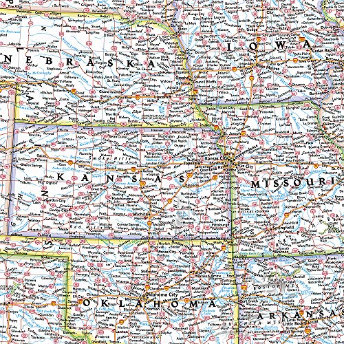 National Geographic United States Wall Map - Classic (43.5 X 30.5 In) (National Geographic Reference Map) #TOP2