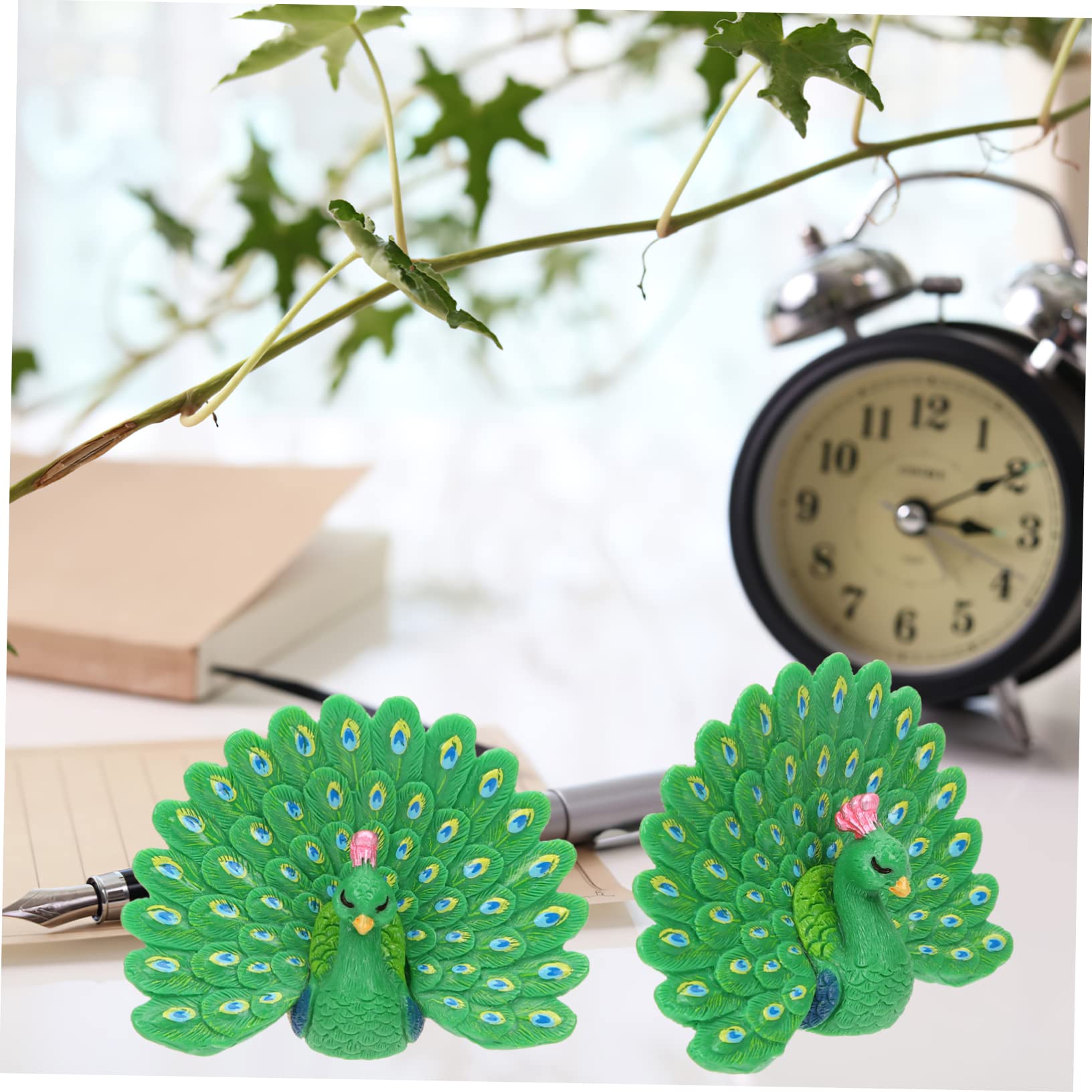 孔雀と花の装飾品 孔雀と花の装飾品