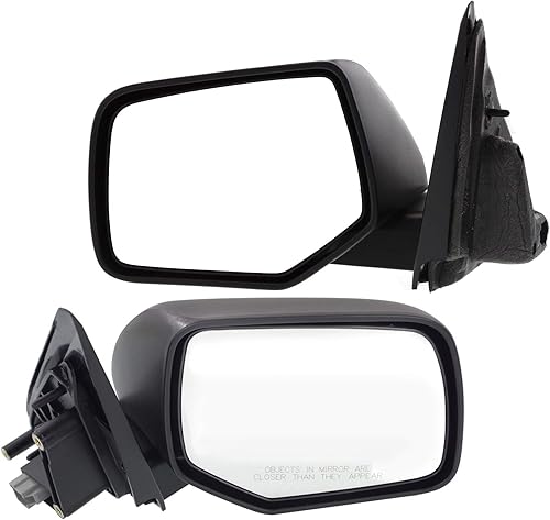 Miniatura 8 de Kool Vue - Espejo calefactable eléctrico para el lado del pasajero para Ford Escape 2008-2012 sin punto ciego con textura de luz que reemplaza el