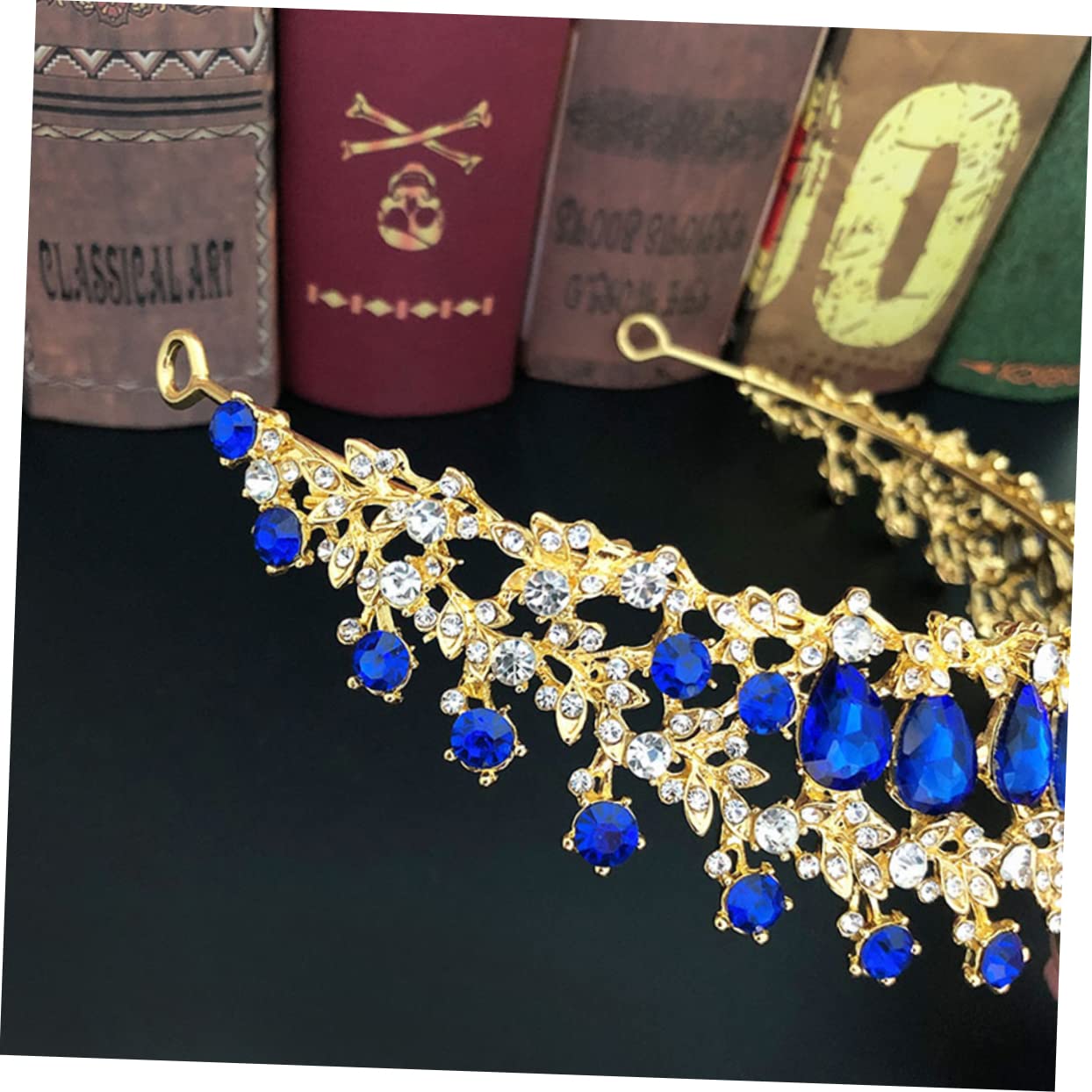 Tocado de Boda Brillante para Novia, Adorno Pelo de Fiesta Cristales y Estrás, Accesorio Elegante para Bodas y Eventos Obsequios