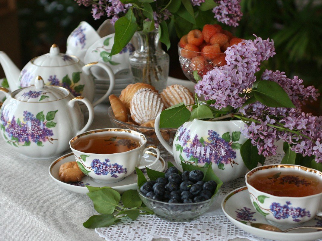 Tea Set 15-pc. for 6 persons 'Lilac'