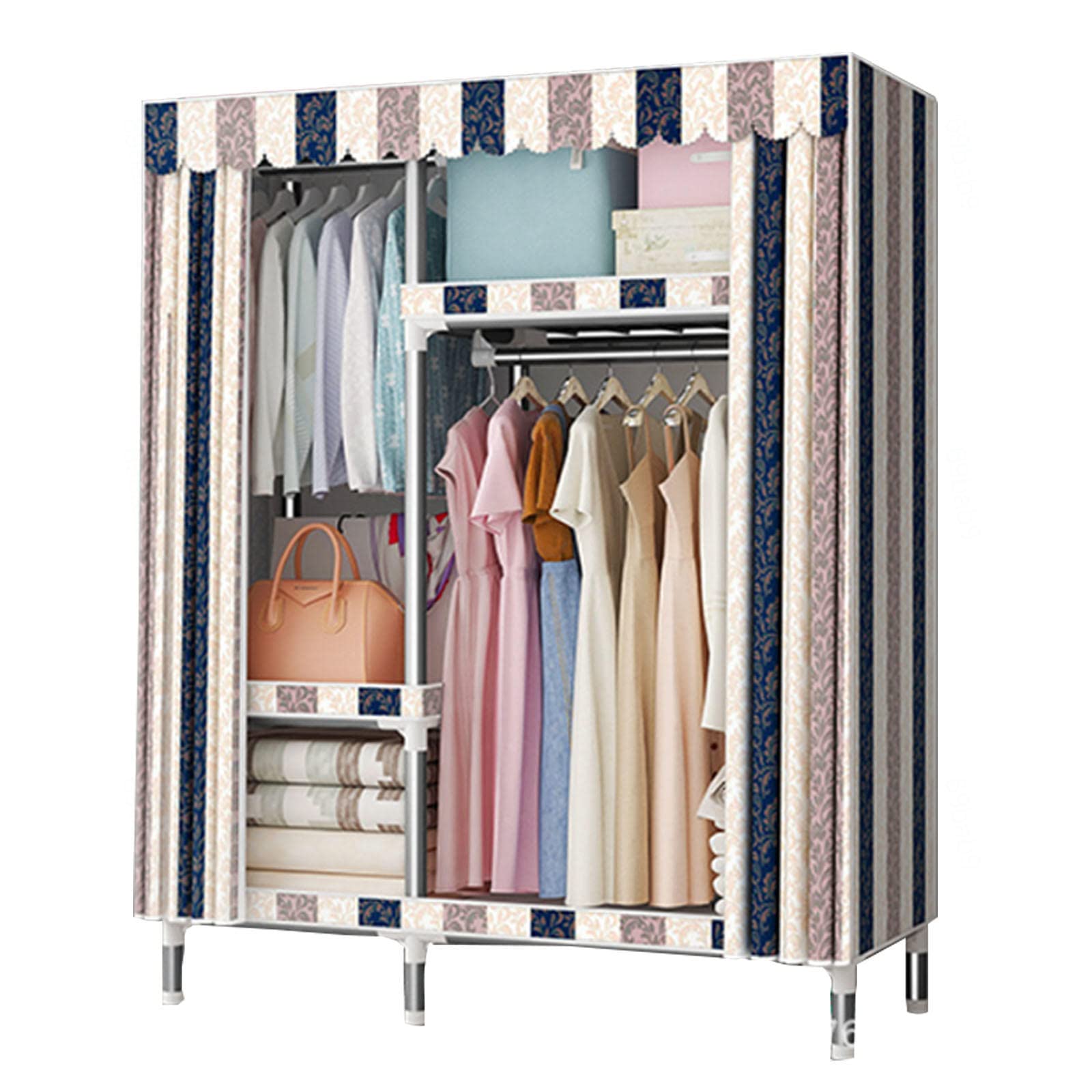 Armario de tela para dormitorio o sala de estar ideal para visitas y mudanzas