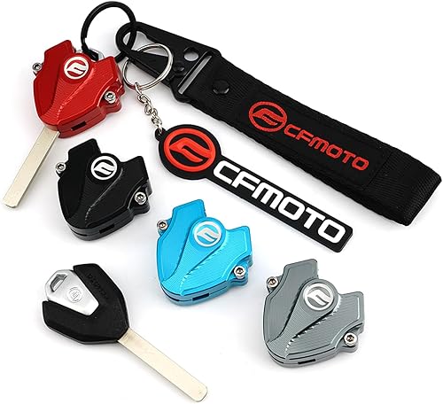 Miniatura 5 de CFMOTO 250SR SR250 MY22 CLX700 800MT - Llavero CNC para motocicleta, funda de protección para llaves (color  llavero azul, tamaño normal)