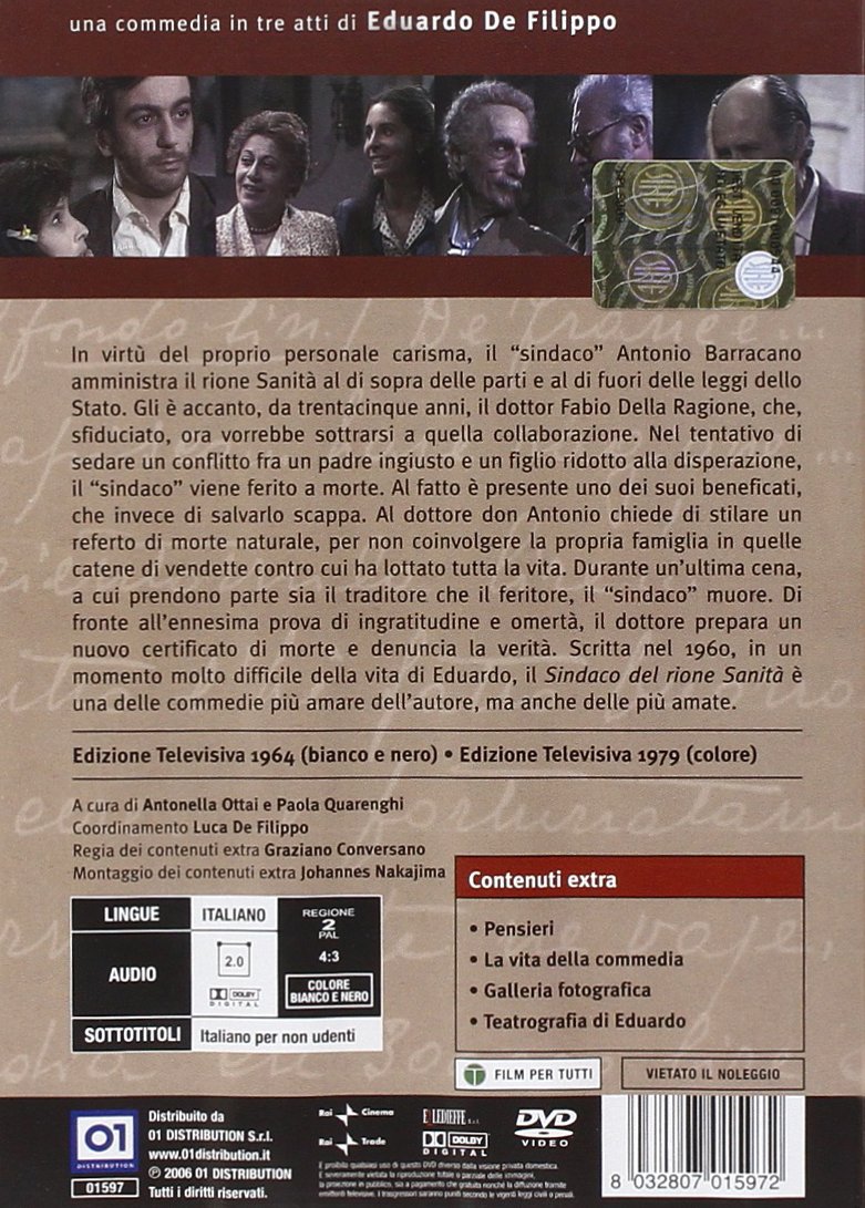 Il Sindaco Del Rione Sanità - C.E. (Le Commedie Di Eduardo)
