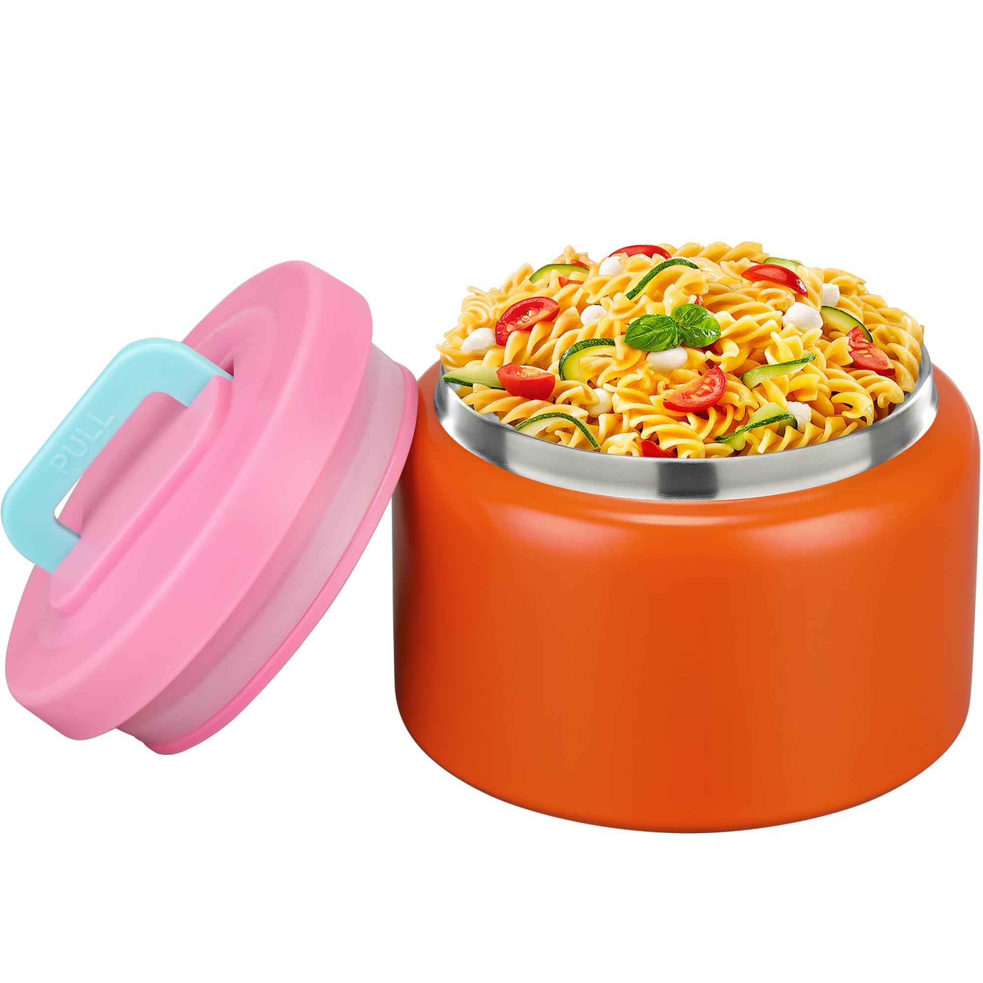 8oz Soup Thermo Wide Mouth Vacuum Insulated Thermo Food Jar, Leak Proof Stainless Steel T…