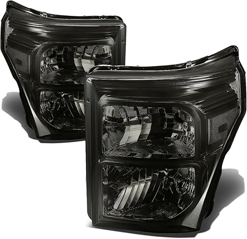 Miniatura 7 de DNA MOTORING HL-OH-FSU13-CH-CL1 - Faros delanteros cromados de repuesto compatibles con 11-16 F-250  F-350  F-450  F-550 Super Duty