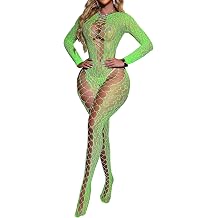 XIUSEMY Woman Bodystockings Leopard Print Lingerie for Women Sexy Lace Jumpsuit Full Body Bodysuit Rave Outfits