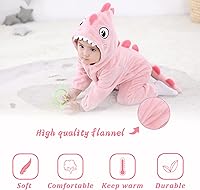 Vista 32 de TONWHAR Baby Boy's Girl's Animal Bodysuit Infant And Toddler's Romper Jumpsuit Halloween Costume Partywear Mono marrón