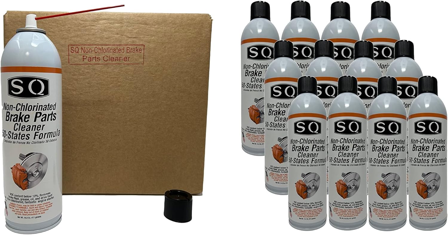 SQ Non-Chlorinated Brake Parts Cleaner, 50 State Compliant, 14.5 oz per can (36)