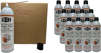 SQ Non-Chlorinated Brake Parts Cleaner, Low VOC, 14.5 oz per can 24
