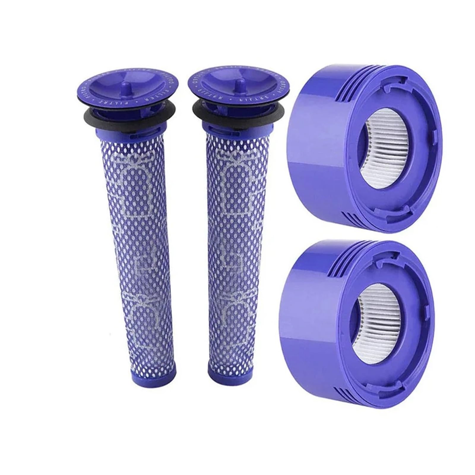 Kompatibel mit Dyson V7 V8 schnurlosen Staubsaugern, Ersatz-Vorfilter und Nachfilter-Vorfilter + HEPA-Nachfilter-Set Zubehör (Set E)