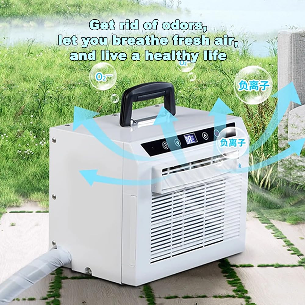 Klimatyzator dzielony, bez wiercenia, cichy, timer, szybkie chłodzenie, bez instalacji
