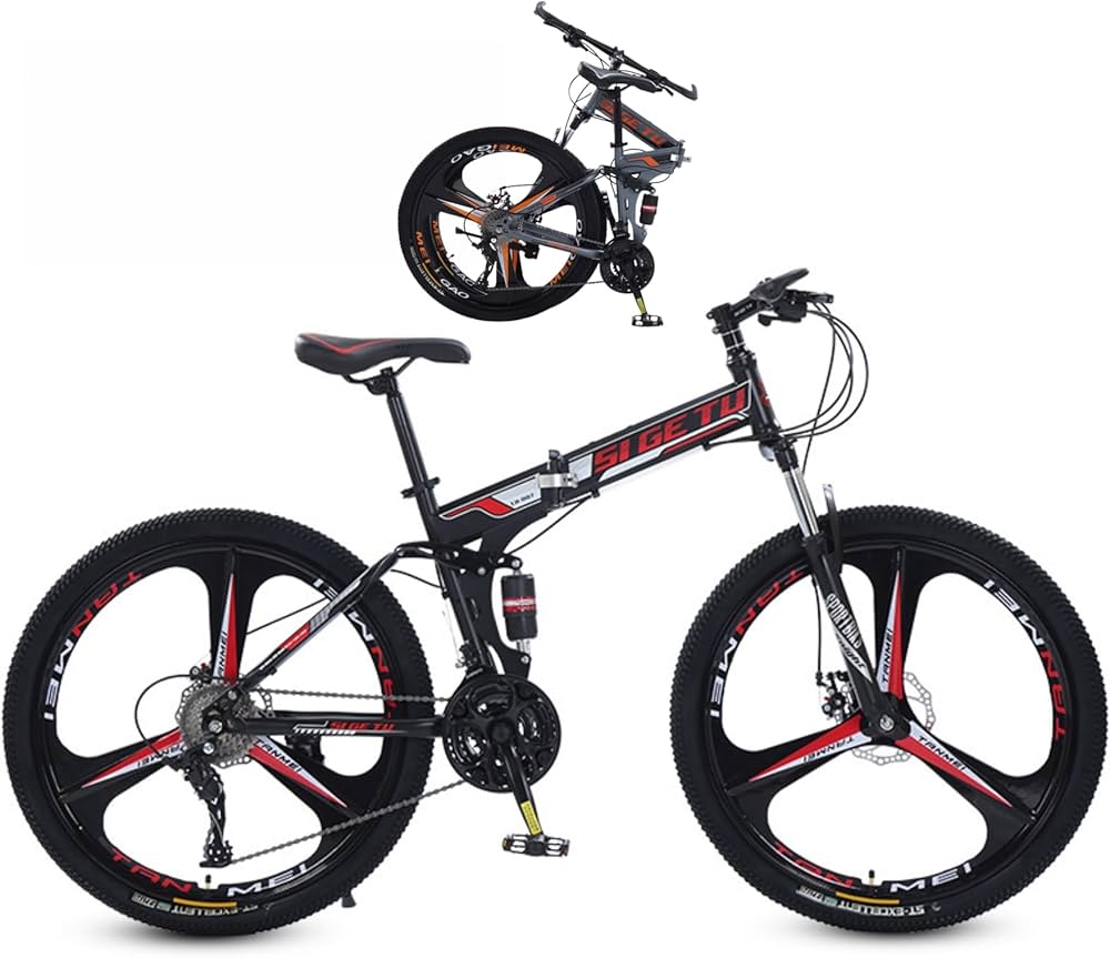 Amazon | 折りたたみ マウンテンバイク 自転車 21/24/27段変速 26 Amazon | 折りたたみ マウンテンバイク 自転車 21/24/27段変速 26