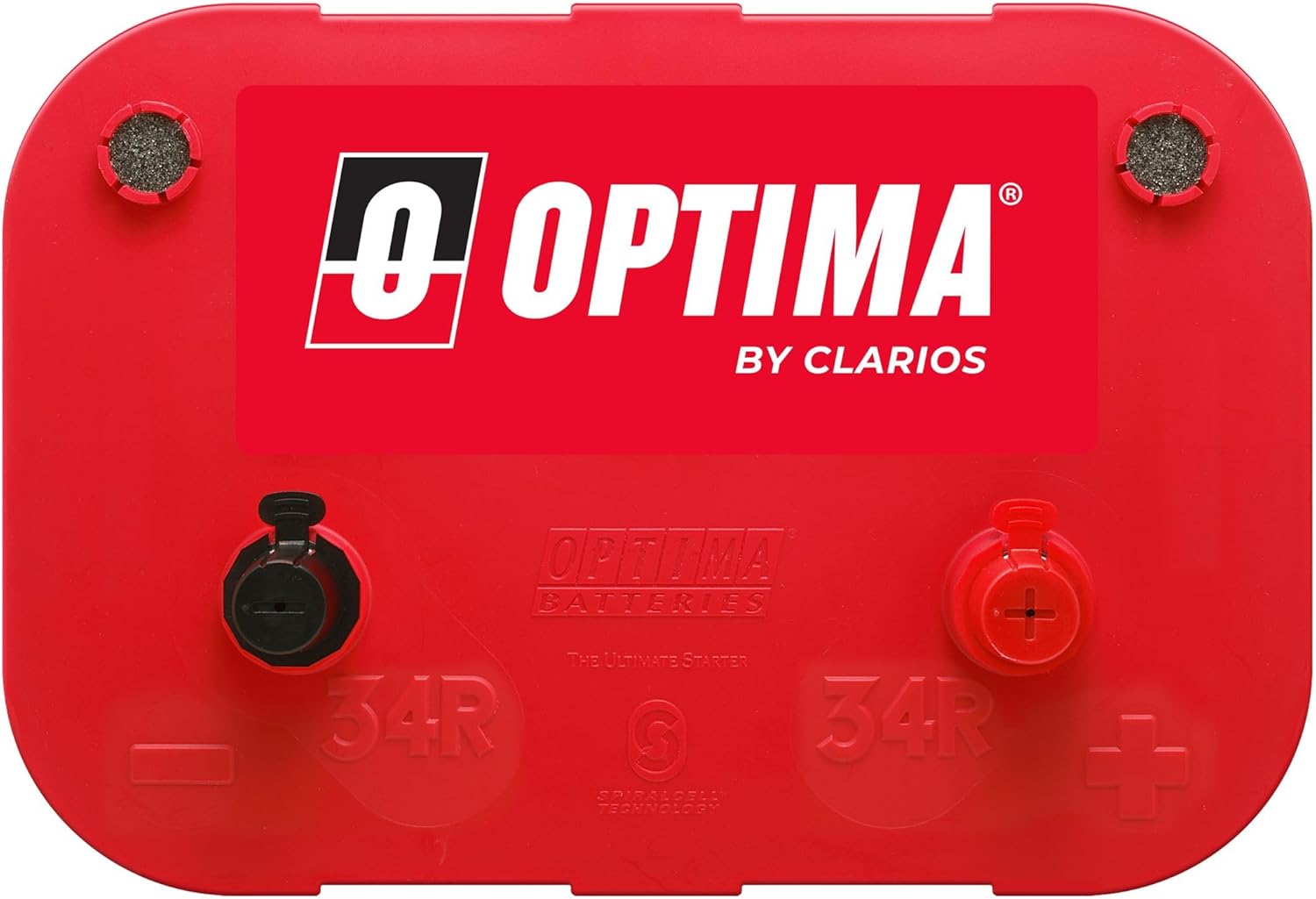 OPTIMA Batteries High Performance 34R RedTop Sealed AGM Car, Truck and SUV Starting Battery, 800 CCA, SAE Terminal, Maintenance Free, Versitile Mounting