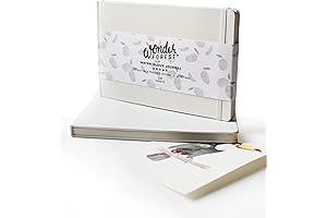 Wonder Forest Hardcover Watercolor Journal: Unleash Your Inner Artist with 100% Cotton Paper