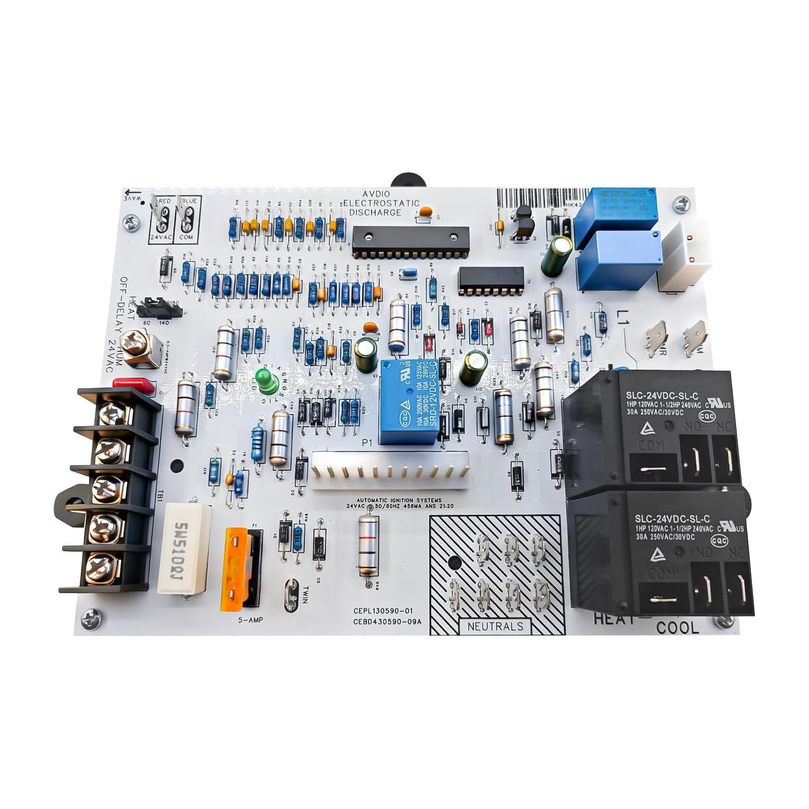 Kalttoy Temp Resistant Furnaces Control Board Rapid Ignitions 0.5s Response Circuit Board Texture for Heating Units Integrated Oven Part