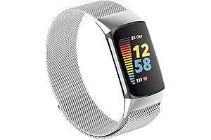 Fitbit Charge 6 Metal Band by MagnetMesh: Elevate Your Fitness Style