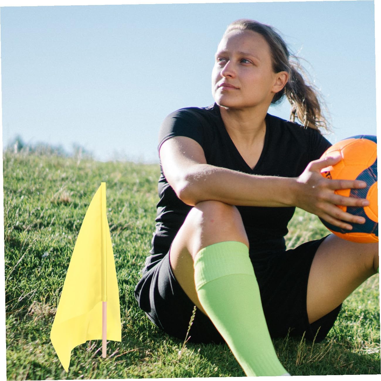 Referee Flag Flags Emblems Linesman Flag Match Safety Flag Football Penalty Flag Performance Official