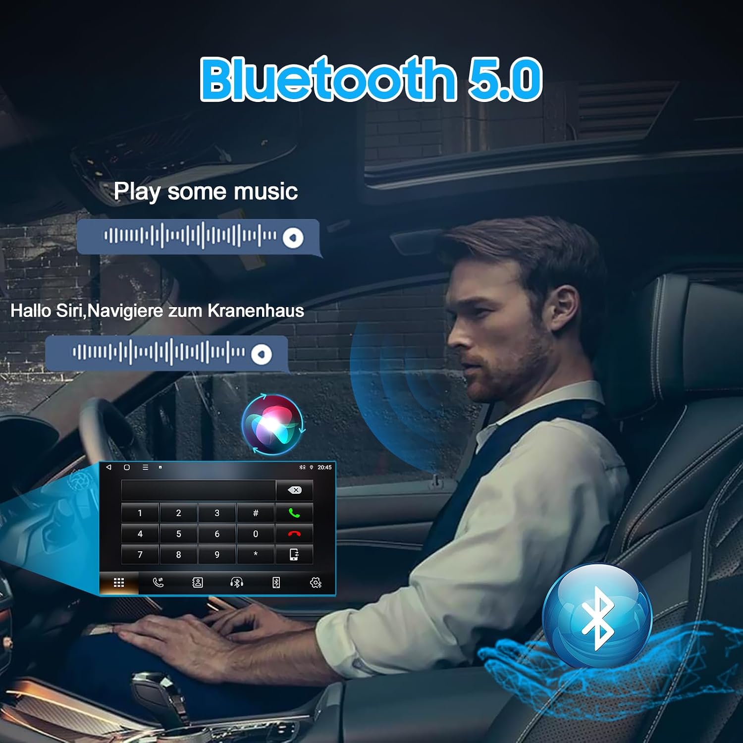 Car Stereo Radio Dash Kit for Toyota FJ Cruiser 2007-2023,Wireless CarPlay Android Auto, 6GB+128GB 8 Core 12.3 Inch Touch Screen, GPS, Bluetooth, WiFi, SWC & AHD Backup Camera