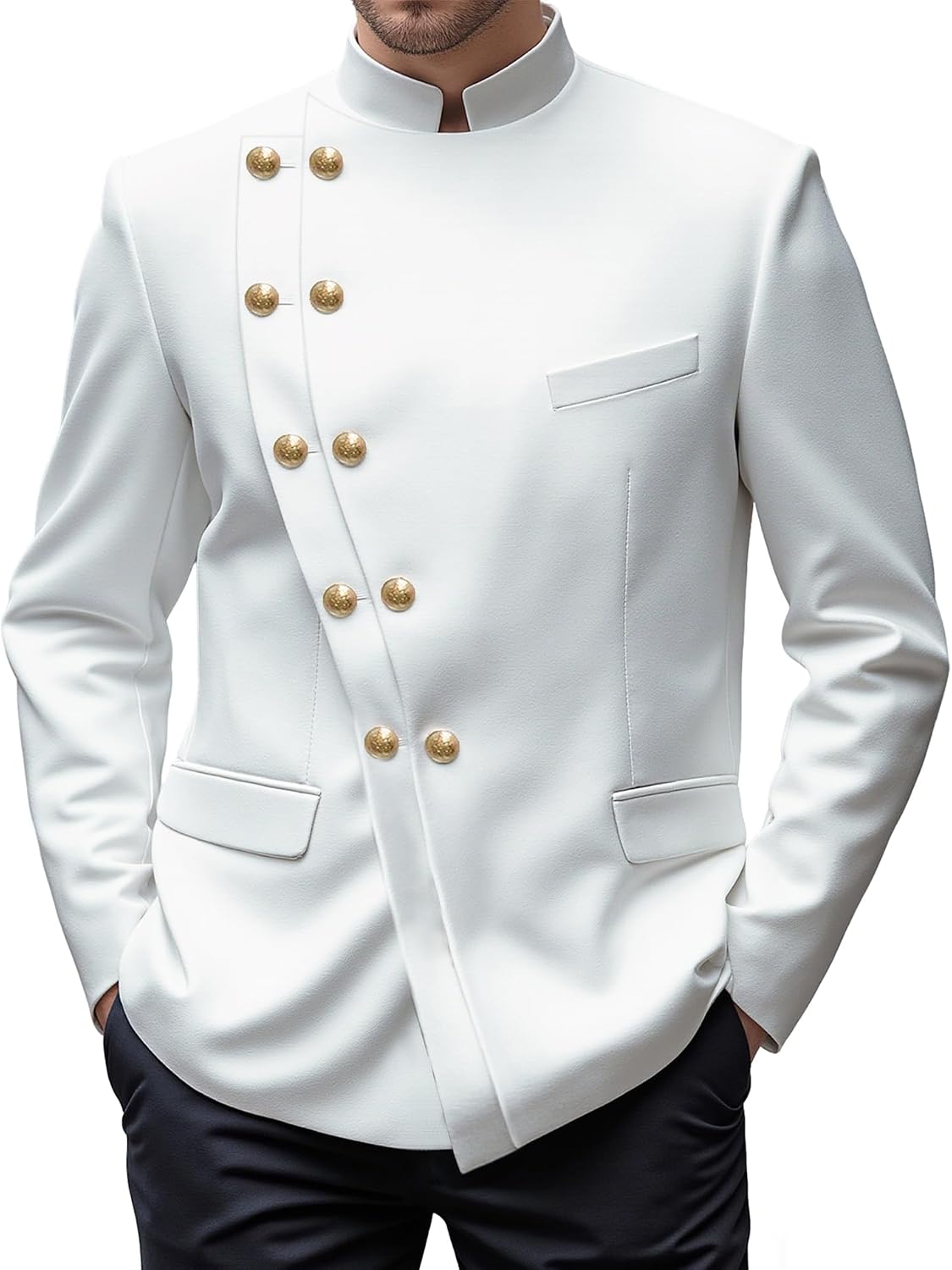 Mens Fashion Suit Jacket Middle Eastern Style Blazer Jacket for Men with Slim Fit Design