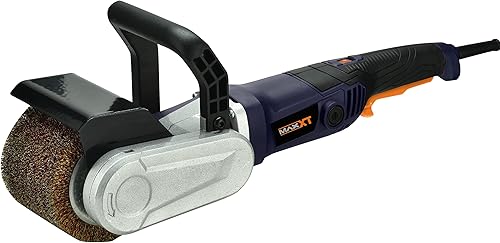 MAXXT Máquina pulidora de tambor Pulidora de mango de 1300 W para metal, madera y acero inoxidable, máquina de trefilado y lijadora de ruedas con