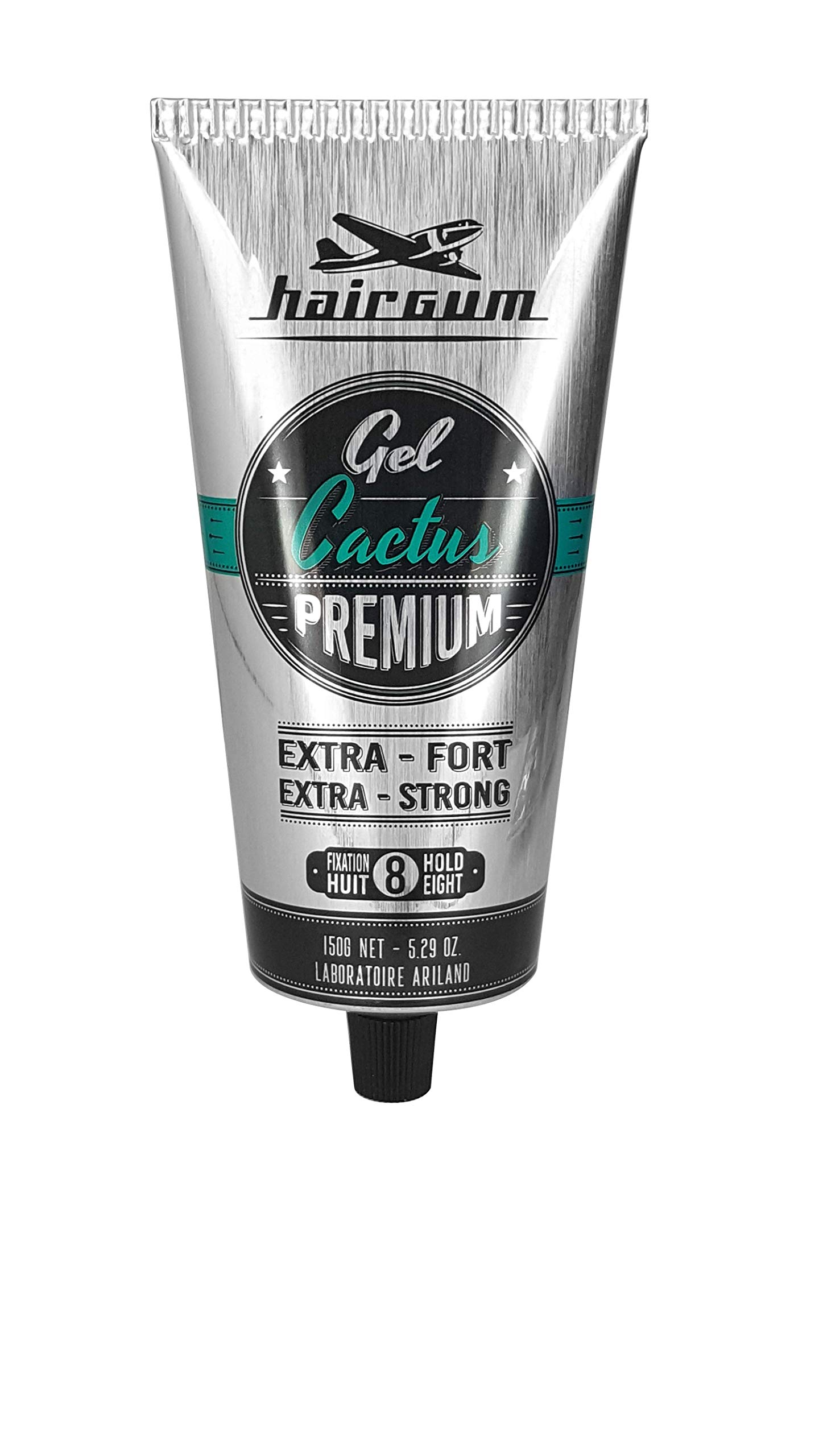 Hairgum Cactus Hair Gel - Extra Strong Hold, Infused with Cactus Flower Extract and Energizing Manzana Fragrance for All-Day Styling 150G