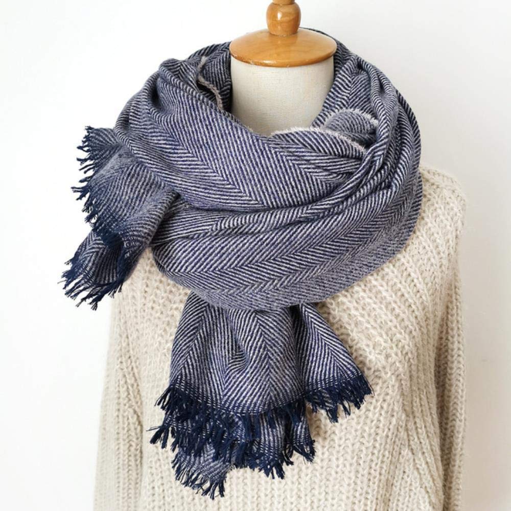 Schal Langer Schal Mit Wärmerem Winterfashion Schal Geschenk Für Frauen Damen Strickschal