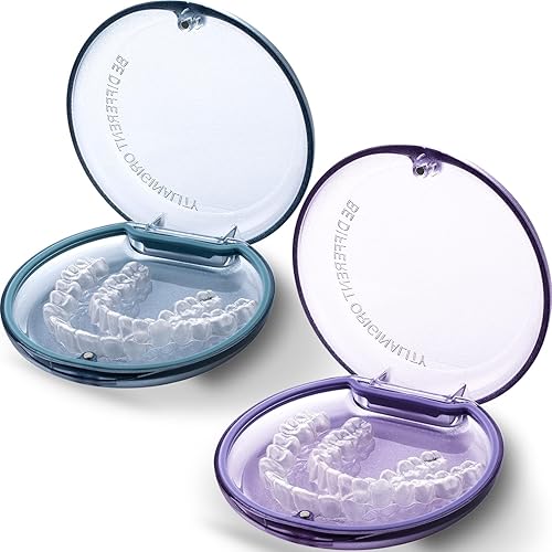 Miniatura 8 de Estuche de retención, funda de protección nocturna de dientes grande, funda de alineador delgado para adolescentes, adultos, funda portátil