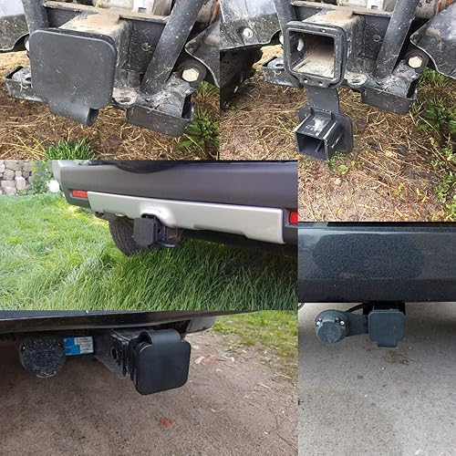 Miniatura 6 de 2 cubiertas de enganche de remolque de 2 pulgadas de 2 pulgadas, enchufe receptor de remolque, tapa de enchufe, receptores de enganche, compatibles