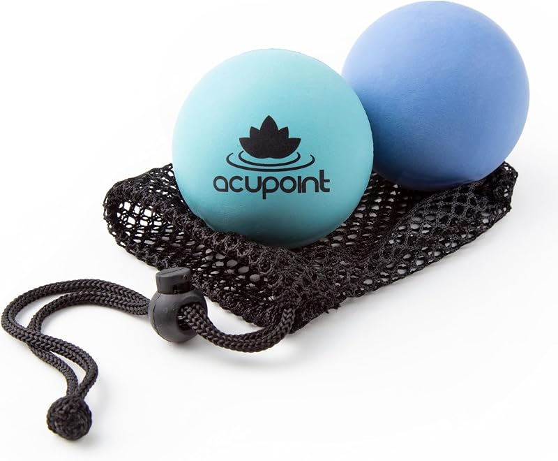 Juego de bolas de terapia de masaje físico: ideal para yoga, masaje de tejido profundo, terapia de puntos gatillo y equipo de fisioterapia de liberación miofascial