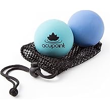 Physical Massage Therapy Ball Set - Ideal for Yoga, Deep Tissue Massage, Trigger Point Therapy and Myofascial Release Physical Therapy Equipment