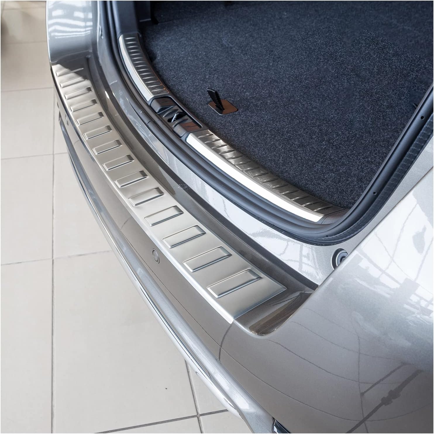 Tuning-art 820 Protezione Paraurti In Acciaio Inox Per Toyota Auris Touring Sports (2013-2015) - 2