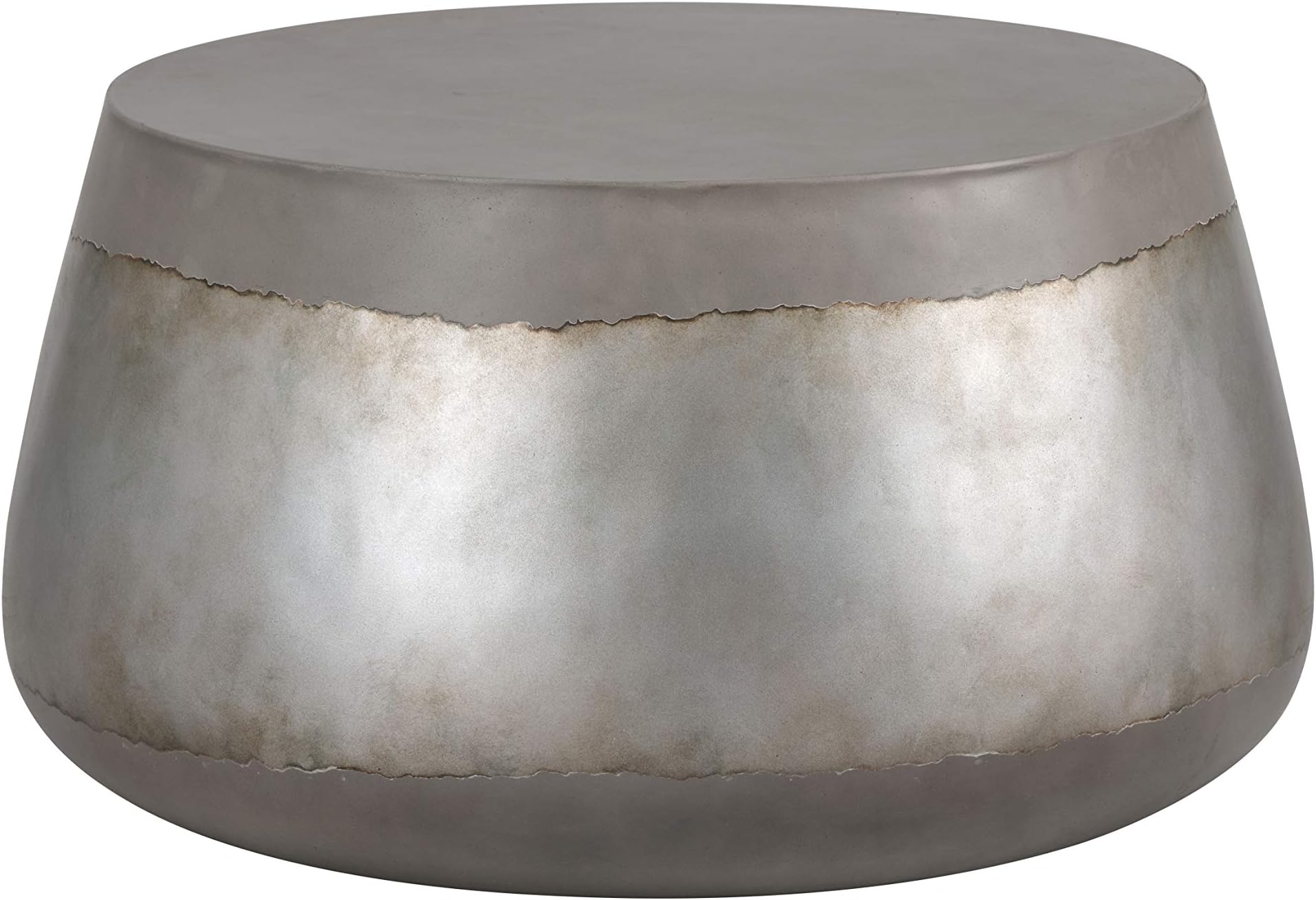 Aries Coffee Table - Concrete - Silver