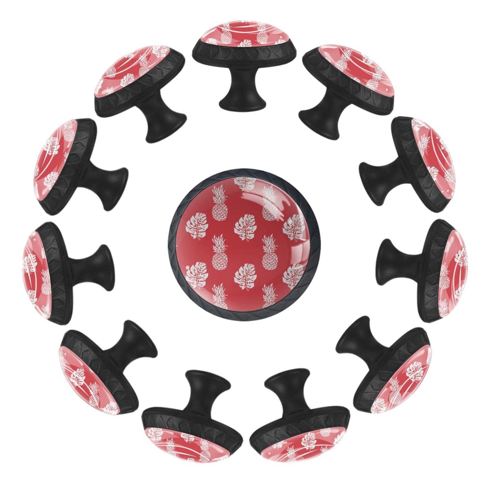 Chambre enfant poignée ananas lot de 12 boutons de meuble 35 mm pour crèche
