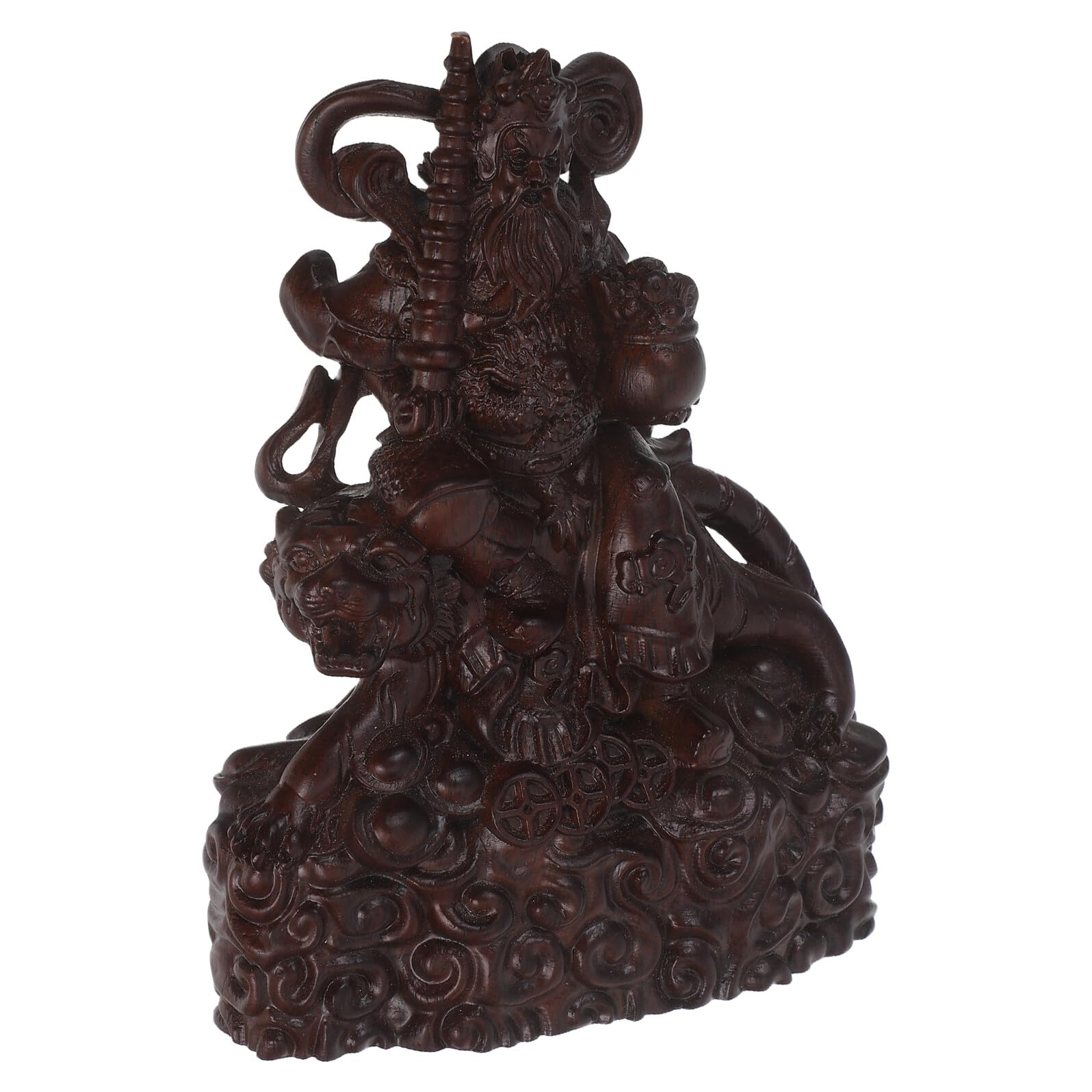 Décoration de chance Cai Shen : une œuvre d'art traditionnel raffinée